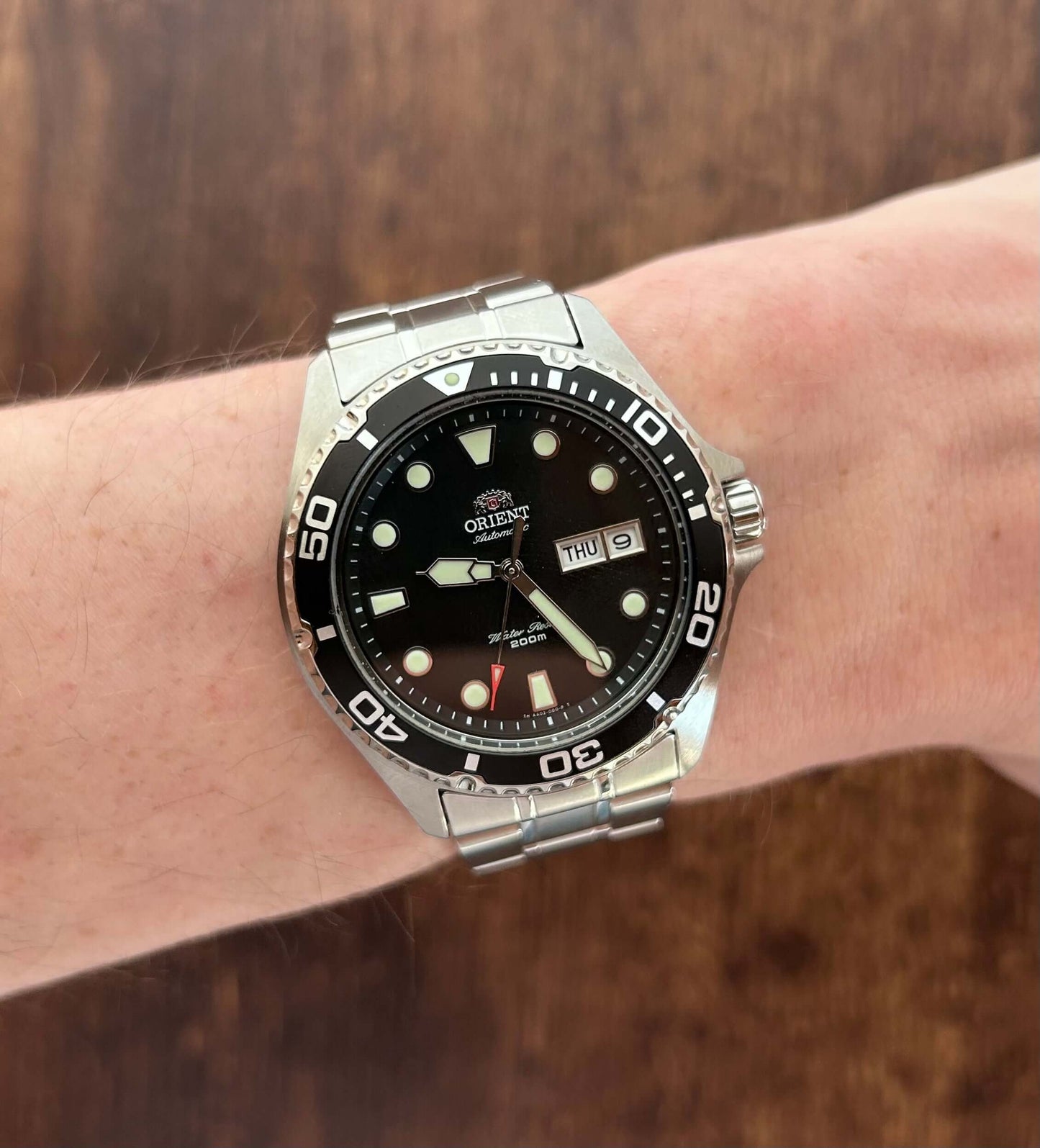 Orient Ray II Automatikuhr Herren am Handgelenk