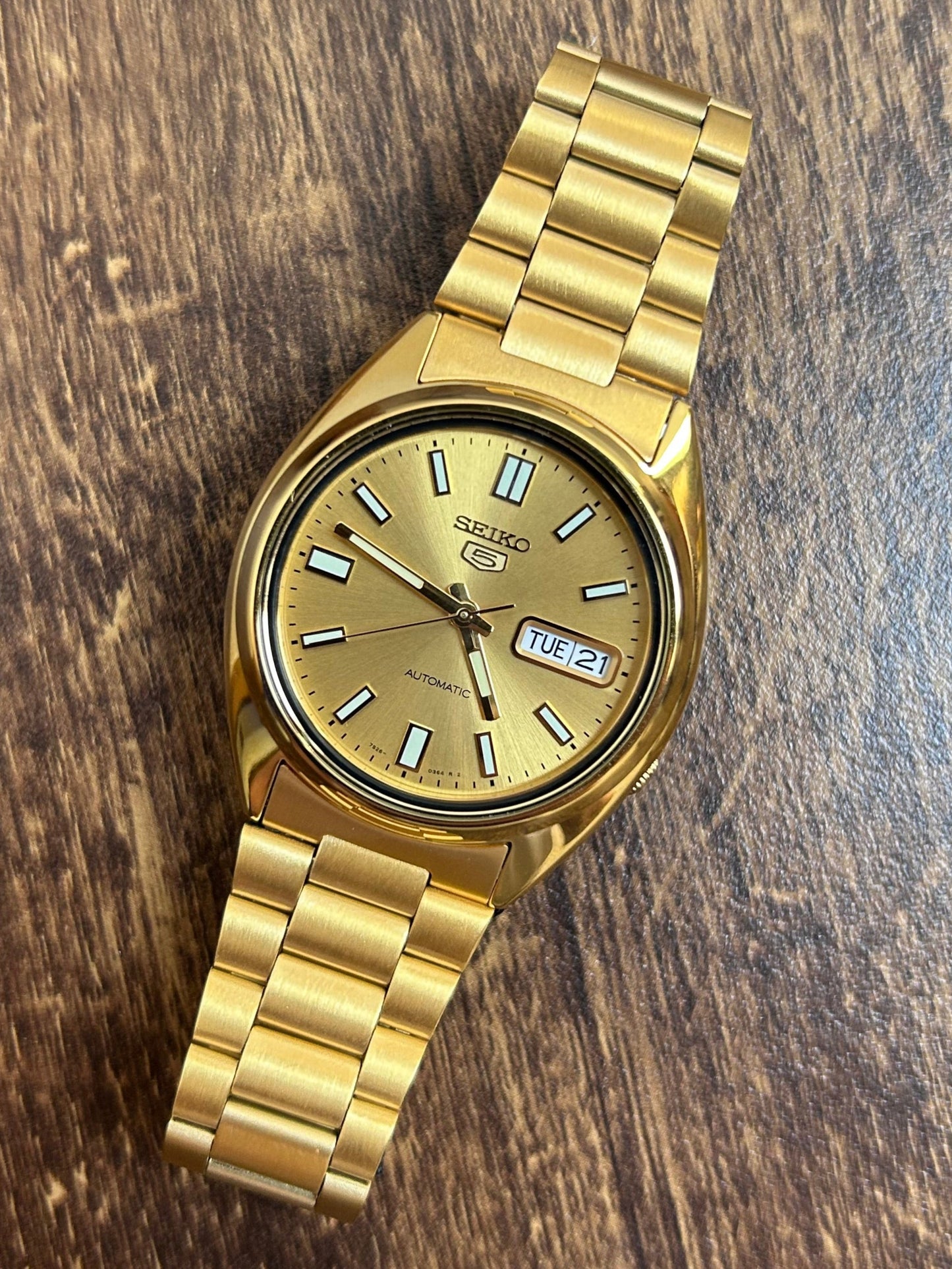 Seiko SNXS80K1 Gold Automatikuhr Herren