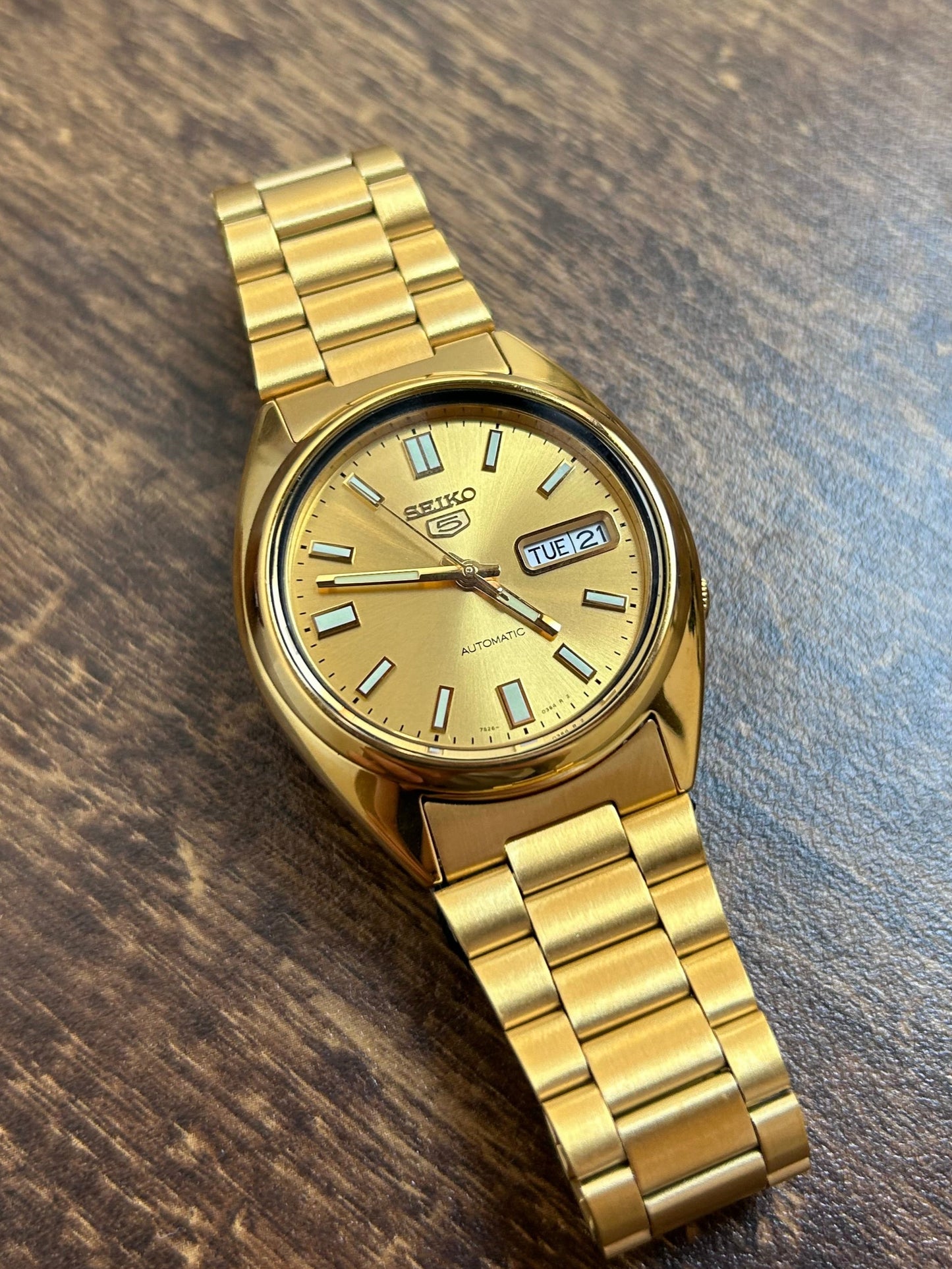 Seiko SNXS80K1 Gold Automatikuhr Herren