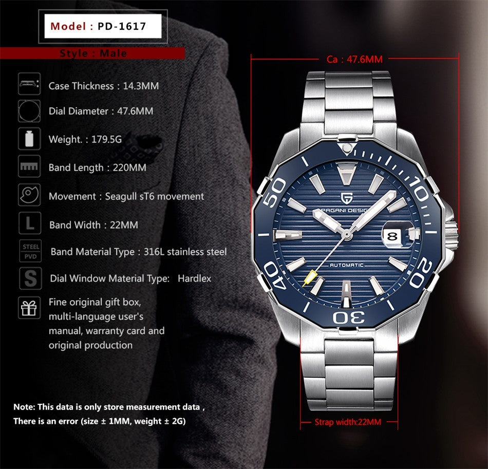 Pagani Design PD-1617 Automatikuhr