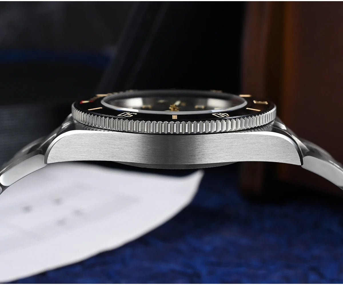 San Martin SN0121T Titanium Automatikuhr Herren Taucheruhr