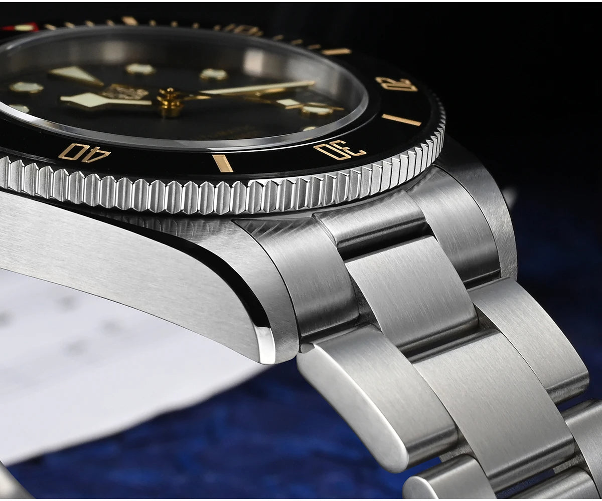 San Martin SN0121T Titanium Automatikuhr Herren Taucheruhr