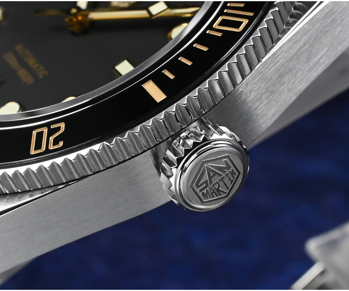 San Martin SN0121T Titanium Automatikuhr Herren Taucheruhr