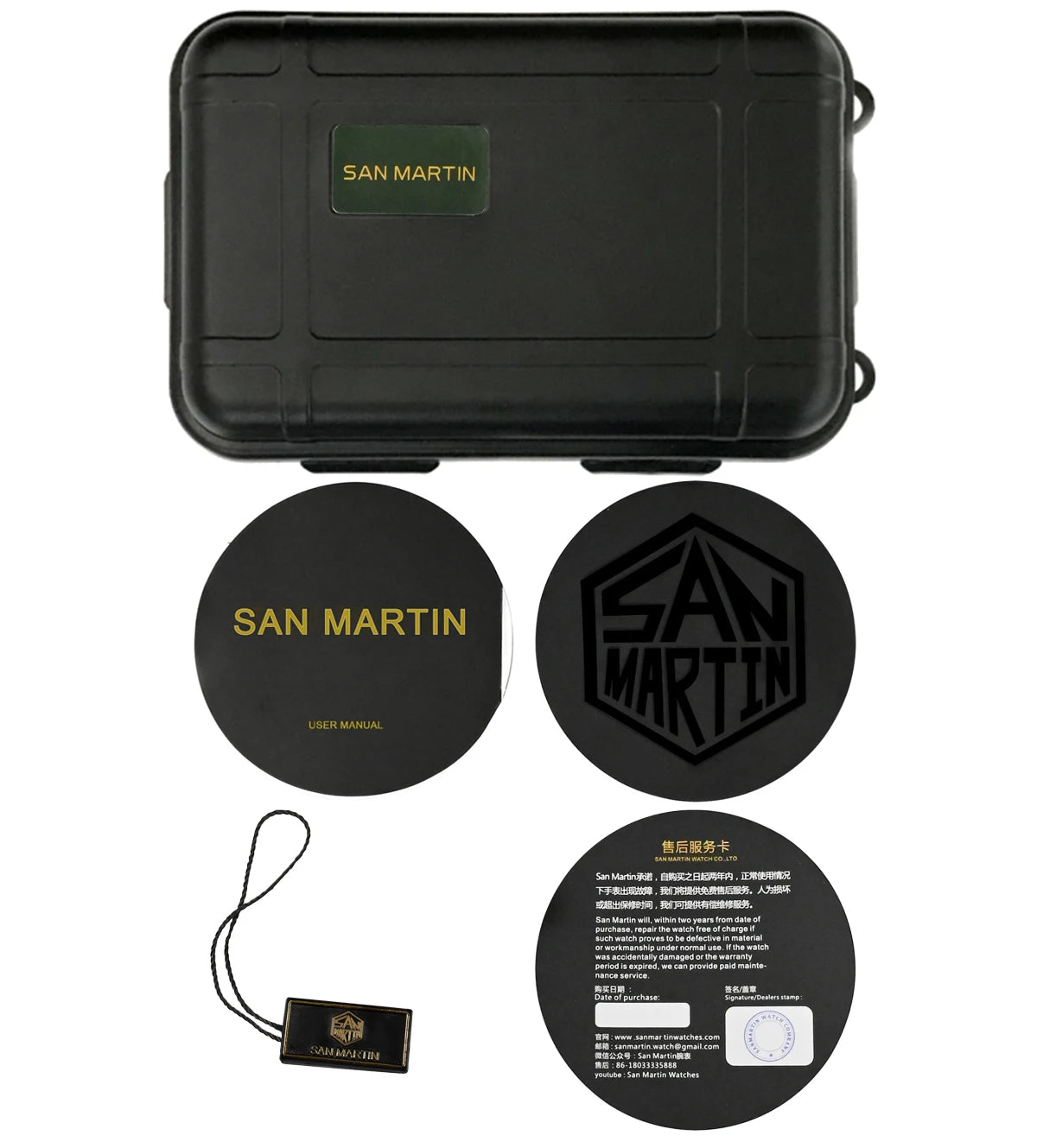 San Martin SN0121T Titanium Automatikuhr Herren Taucheruhr