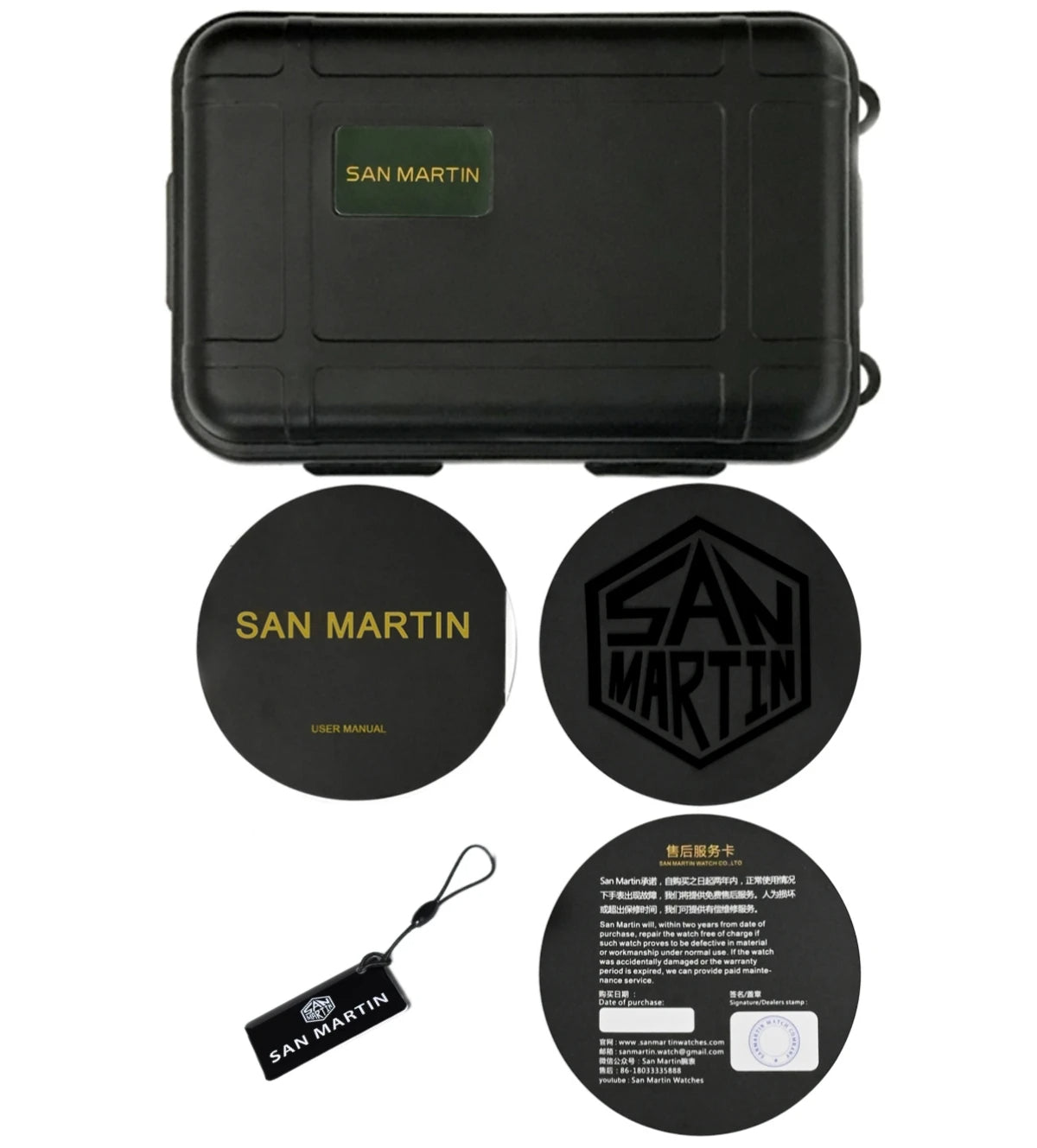 San Martin SN0054E GMT Automatikuhr