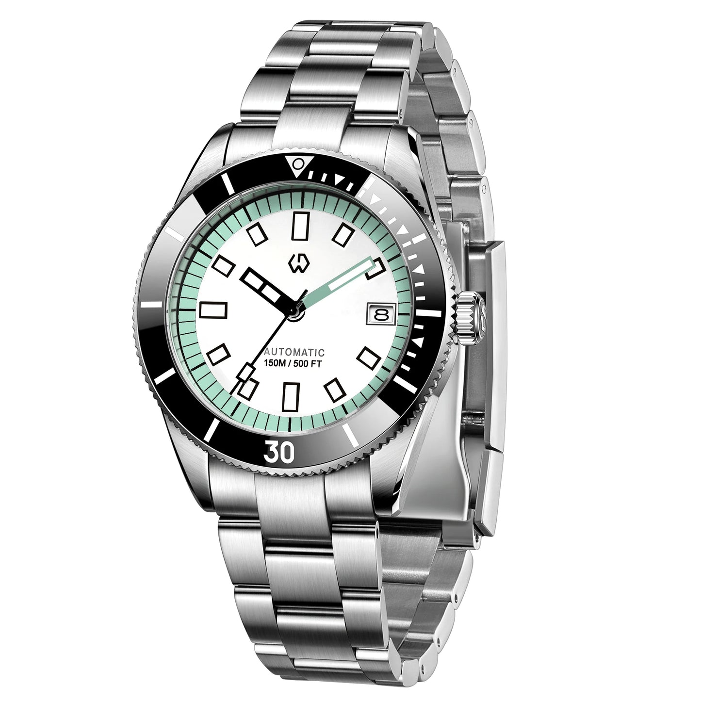Wishdoit Taucheruhr 40mm Seiko NH35 Werk Edelstahl