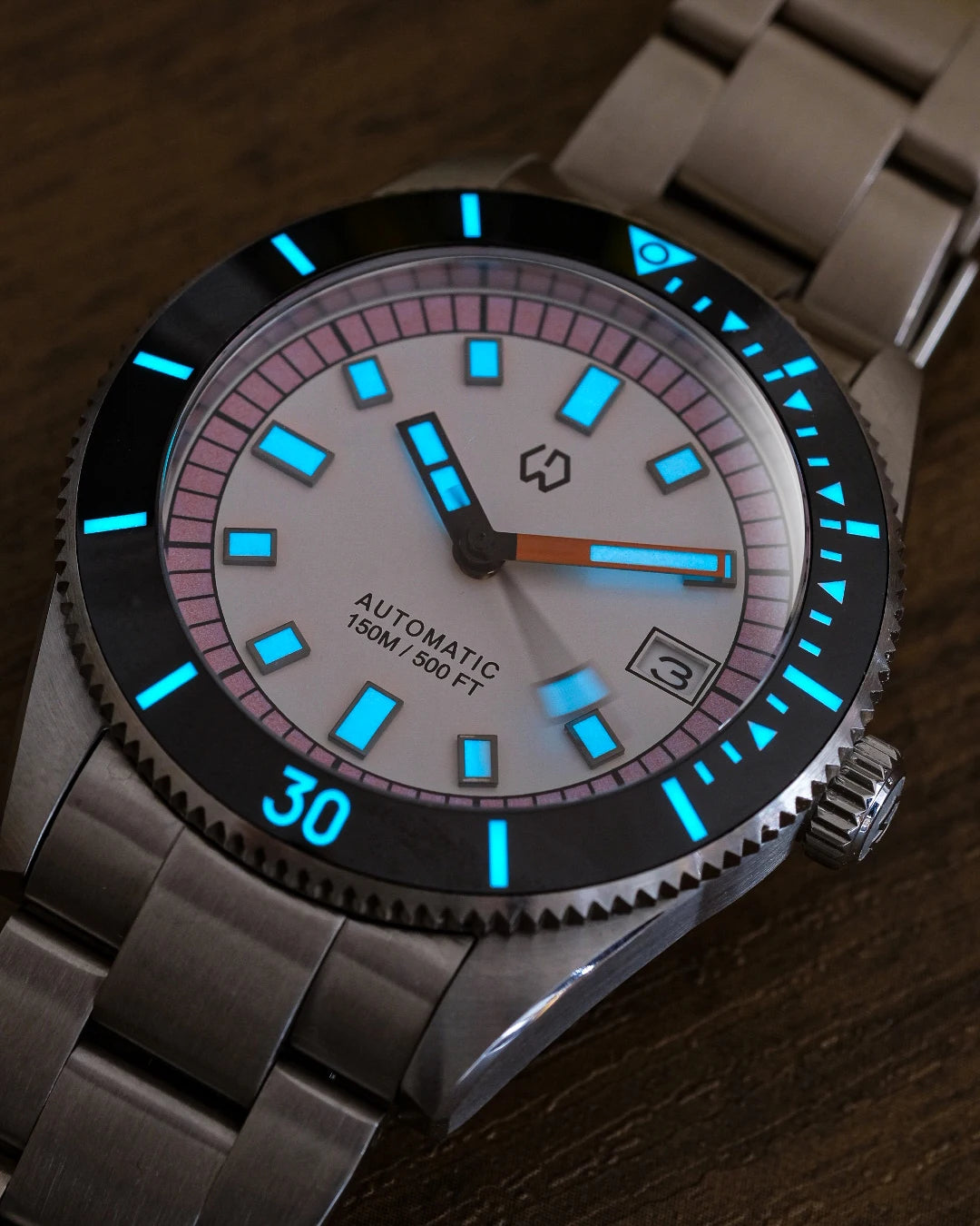 Wishdoit Taucheruhr 40mm Seiko NH35 Werk Edelstahl