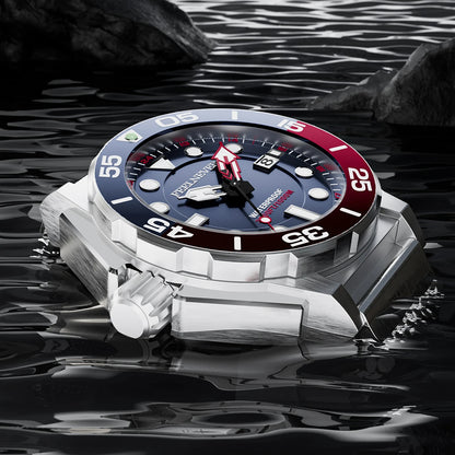 Feelnever Taucheruhr Automatik Edelstahl 45mm
