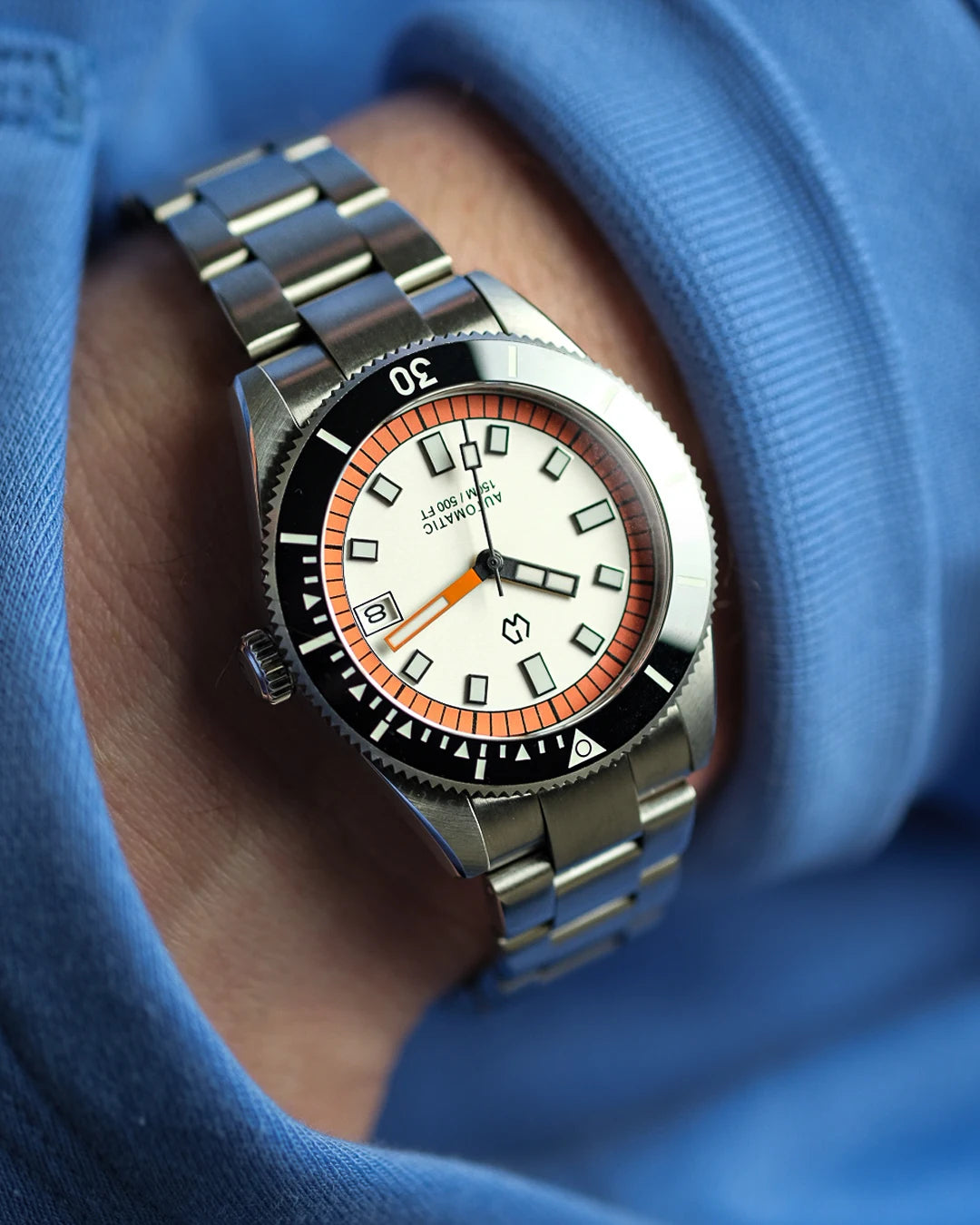 Wishdoit Taucheruhr 40mm Seiko NH35 Werk Edelstahl
