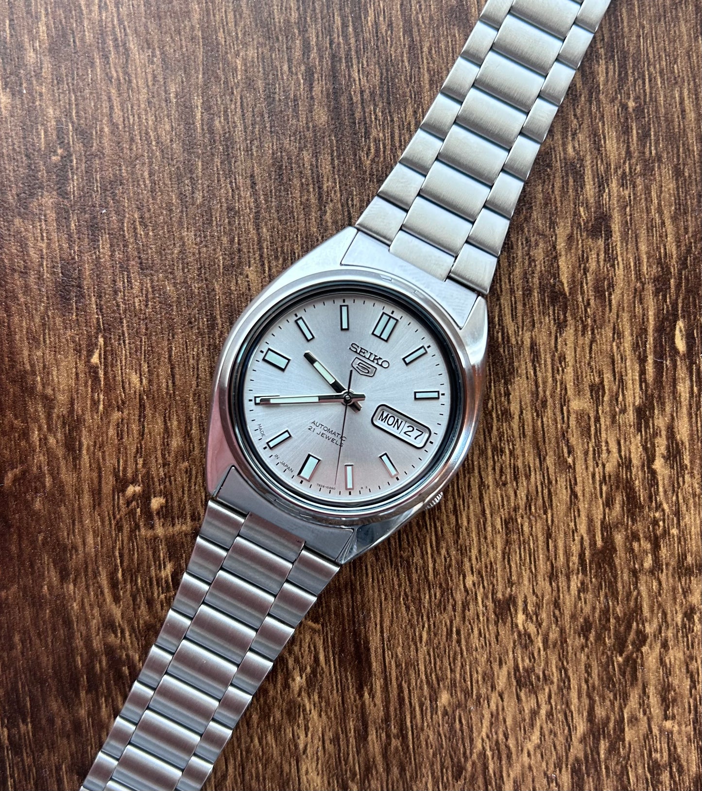 SEIKO 5 SNXS73J1 Automatikuhr Herren Silber Zifferblatt