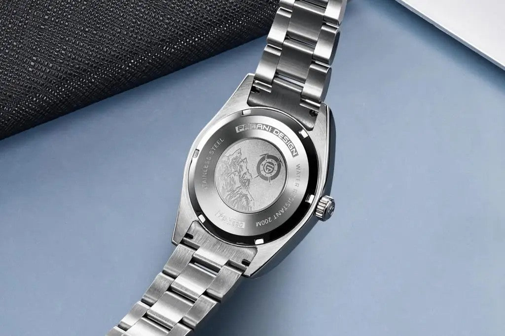 Pagani Design PD-1690 Automatikuhr Herren Edelstahl mit Datum 39 mm Seiko NH35