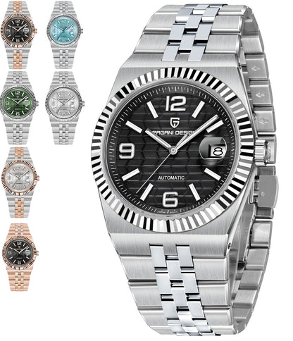 Pagani Design PD-YS027 Herren Automatik Armbanduhr Edelstahl Saphirglas 40mm