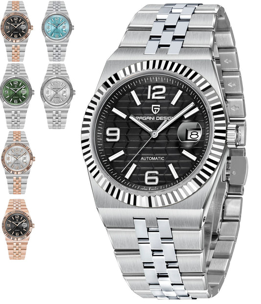 Pagani Design PD-YS027 Herren Automatik Armbanduhr Edelstahl Saphirglas 40mm