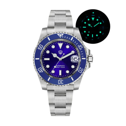 Watchdives WD5512 Automatik Uhr Herren Luxus Taucheruhr Edelstahl Saphirglas
