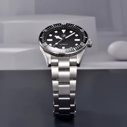 RollTimi Automatikuhr Seiko NH35 Edelstahl Saphirglas Datum 42mm