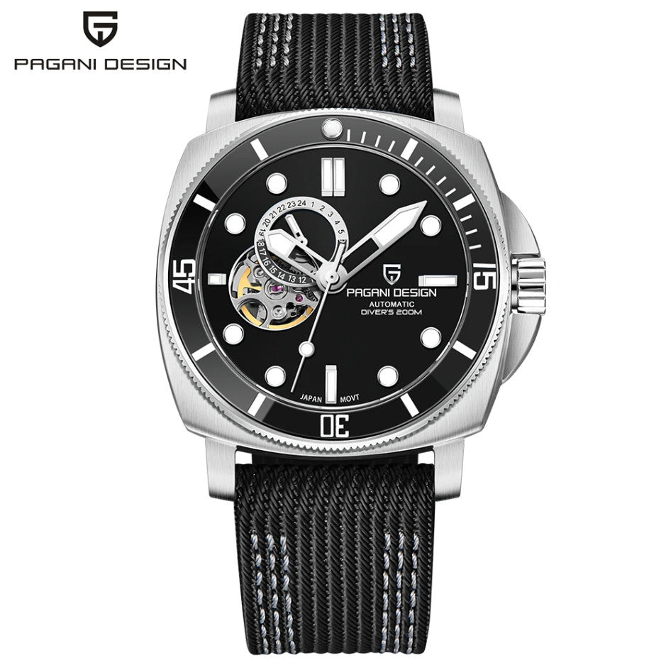 Pagani Design PD-1736 Automatikuhr Herren Edelstahl Saphirglas NH39 43 mm Luxus