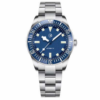 RollTimi Automatikuhr Seiko NH35 Edelstahl Saphirglas Datum 42mm