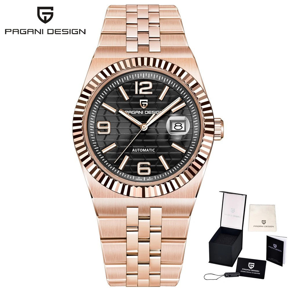 Pagani Design PD-YS027 Herren Automatik Armbanduhr Edelstahl Saphirglas 40mm