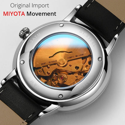 Herren Luxus Automatik Uhr Armbanduhr Saphirglas Edelstahl 42mm 3bar
