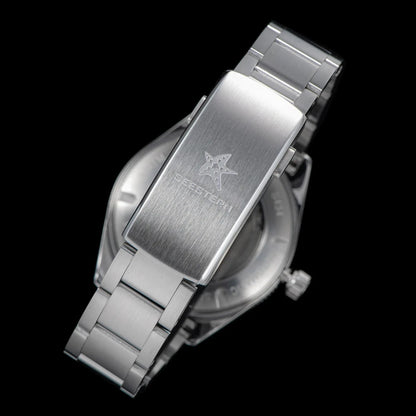 Seestern S434-2 Herren Automatikuhr Armbanduhr Edelstahl Saphirglas 39mm