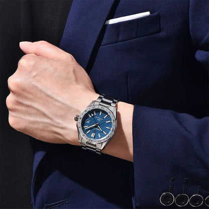 Pagani Design PD-1792 GMT Automatikuhr Herren Edelstahl 39mm Saphirglas