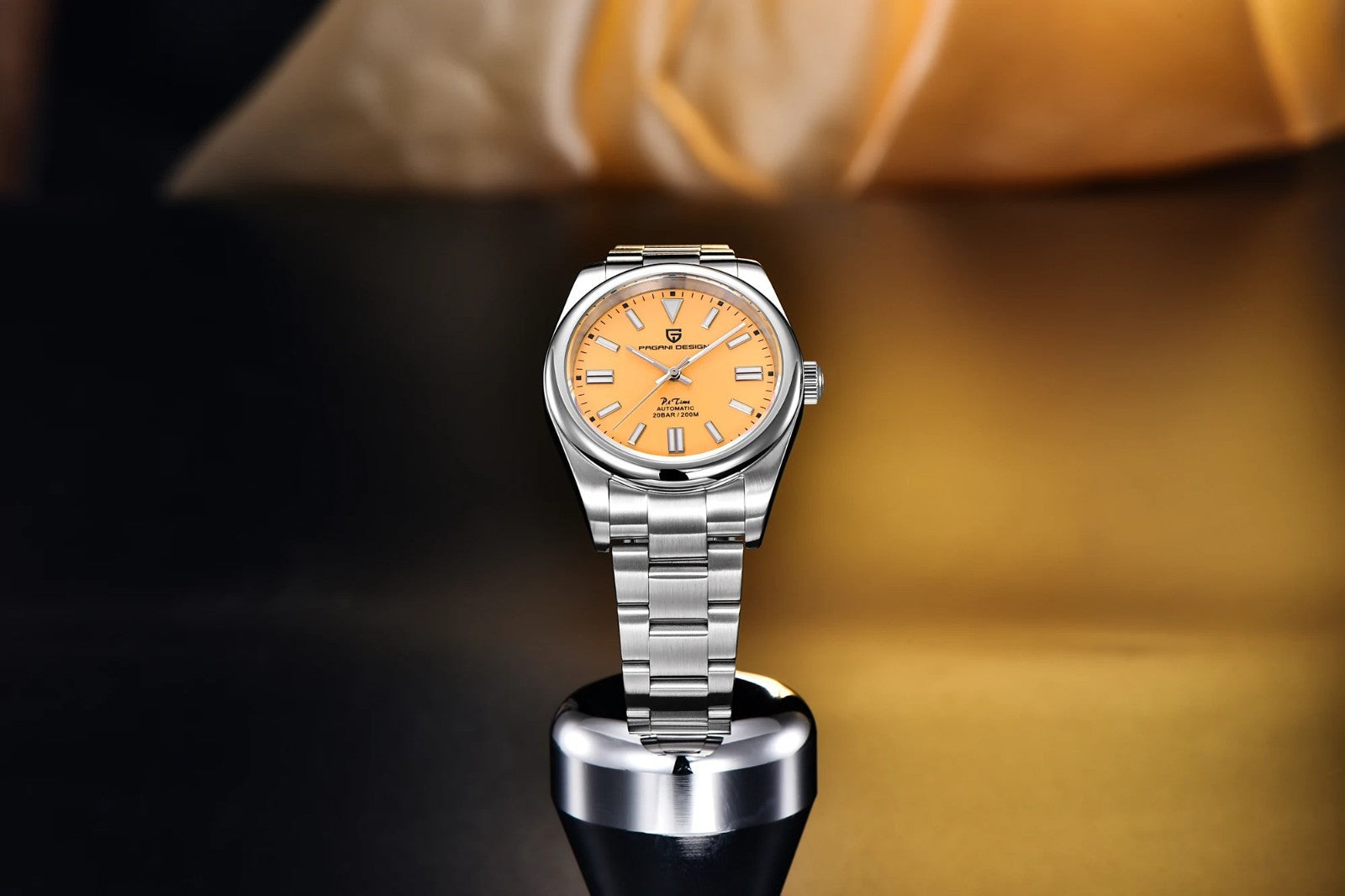 Pagani Design PD-1690 Automatikuhr Herren Edelstahl mit Datum 39 mm Seiko NH35