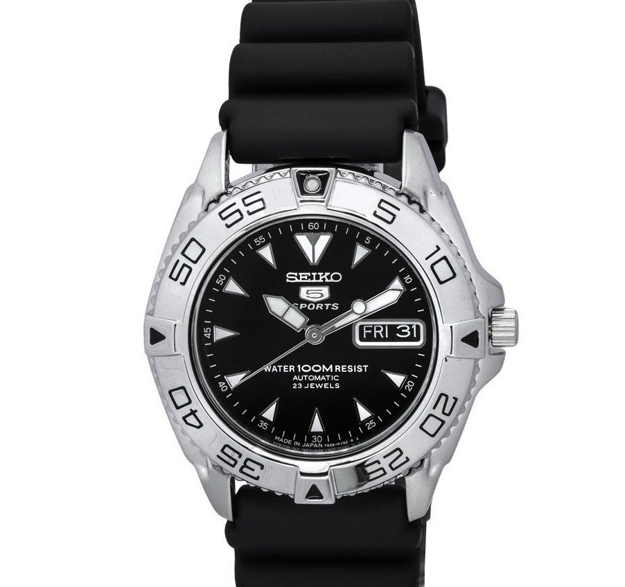 Seiko 5 SNZB33J2 Automatikuhr Herren Taucheruhr Edelstahl 38mm