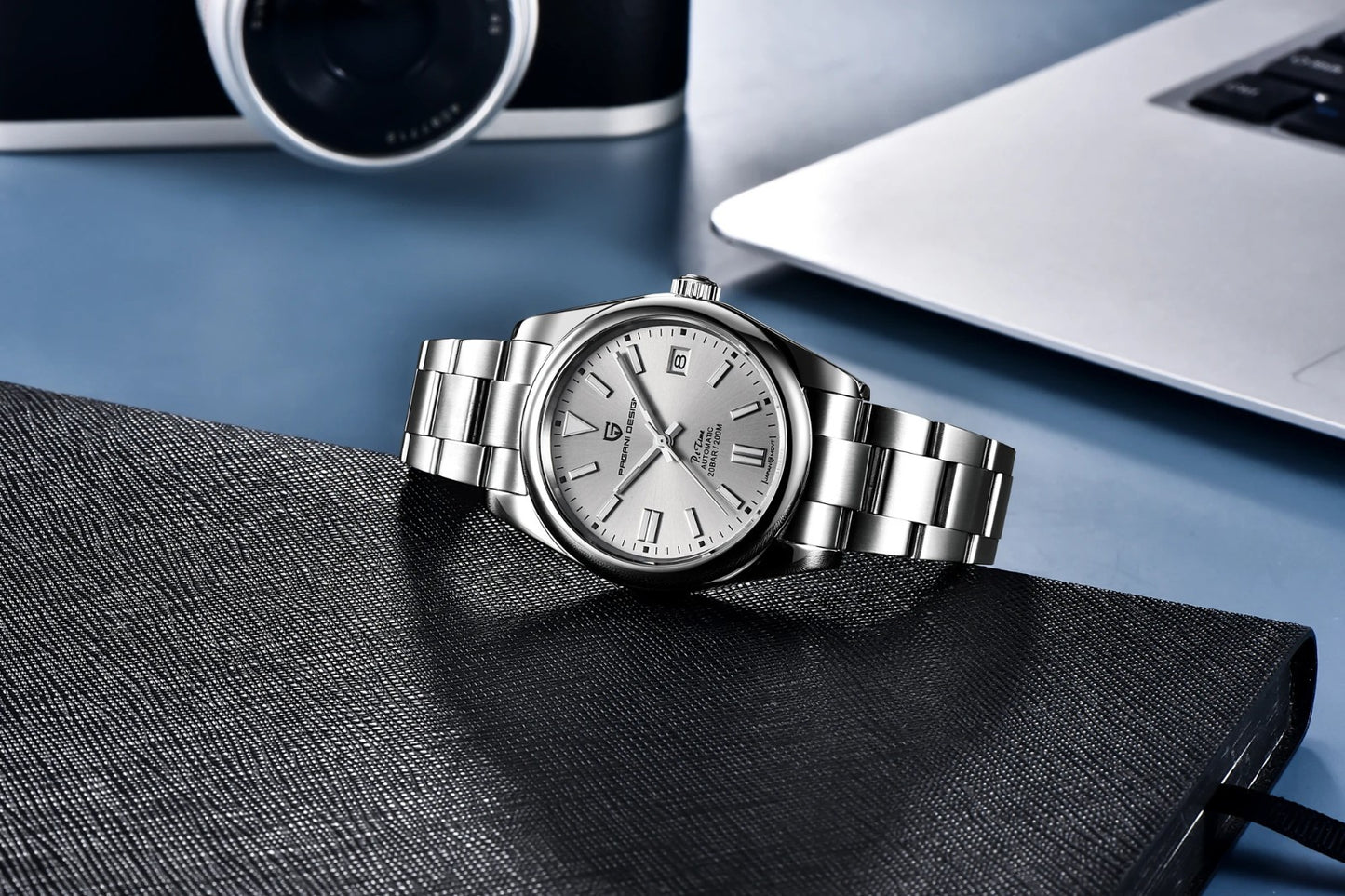 Pagani Design PD-1690 Automatikuhr Herren Edelstahl mit Datum 39 mm Seiko NH35