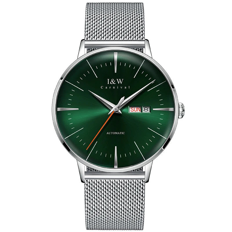 Herren Luxus Automatik Uhr Armbanduhr Saphirglas Edelstahl 42mm 3bar
