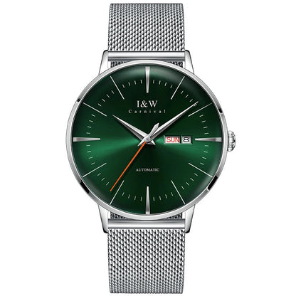 Herren Luxus Automatik Uhr Armbanduhr Saphirglas Edelstahl 42mm 3bar