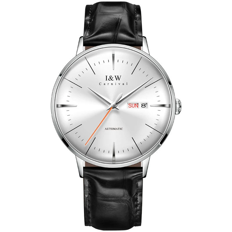 Herren Luxus Automatik Uhr Armbanduhr Saphirglas Edelstahl 42mm 3bar
