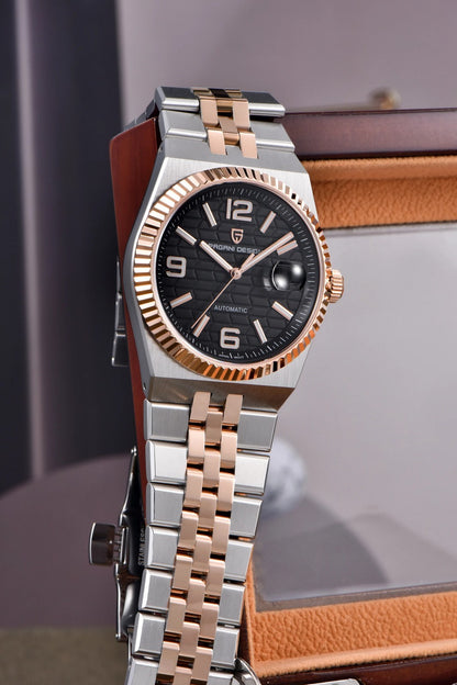 Pagani Design PD-YS027 Herren Automatik Armbanduhr Edelstahl Saphirglas 40mm