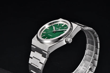 Pagani Design PD1753 Herren Automatikuhr Armbanduhr Saphirglas Edelstahl 38mm