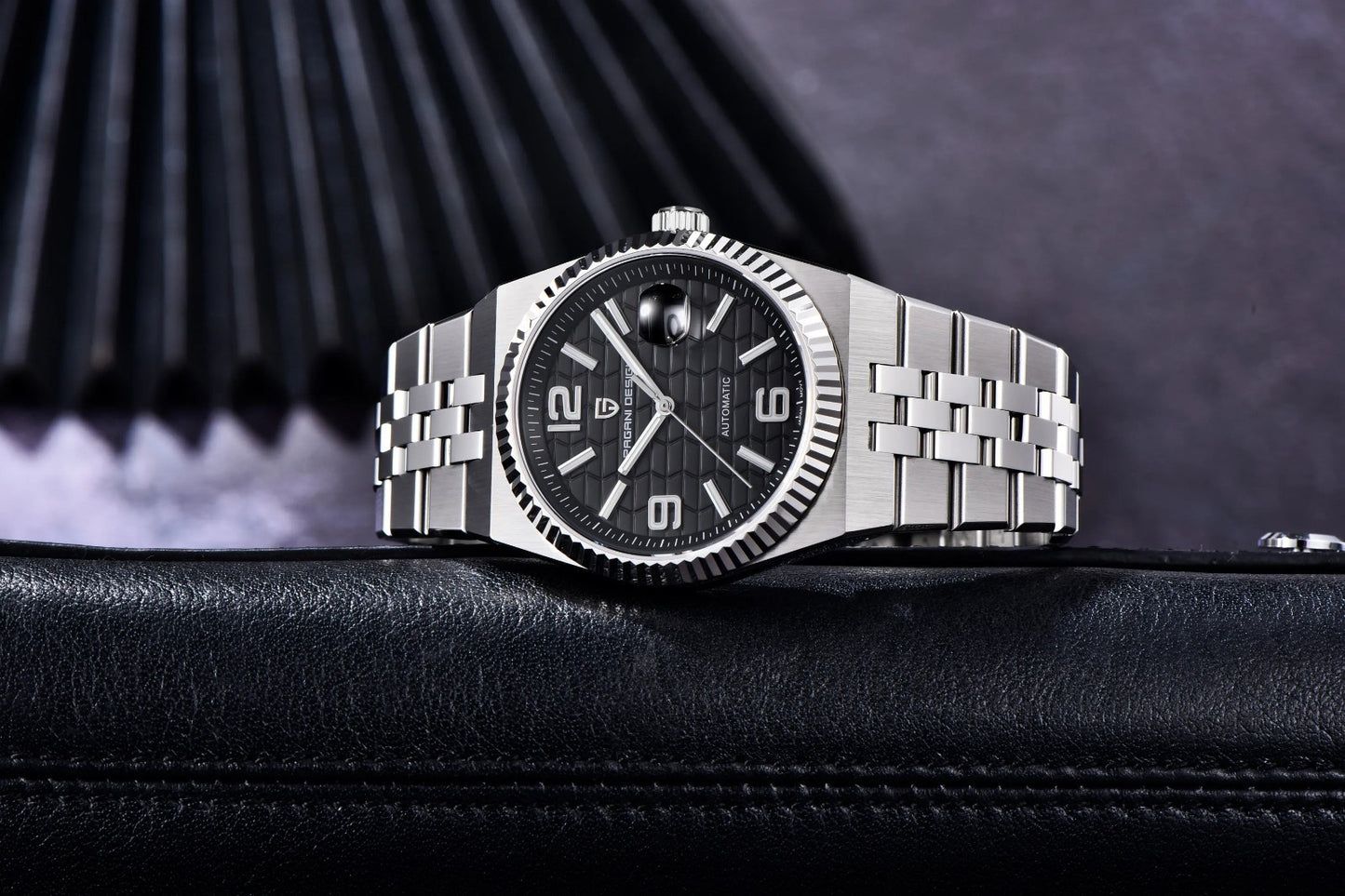 Pagani Design PD-YS027 Herren Automatik Armbanduhr Edelstahl Saphirglas 40mm