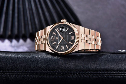 Pagani Design PD-YS027 Herren Automatik Armbanduhr Edelstahl Saphirglas 40mm