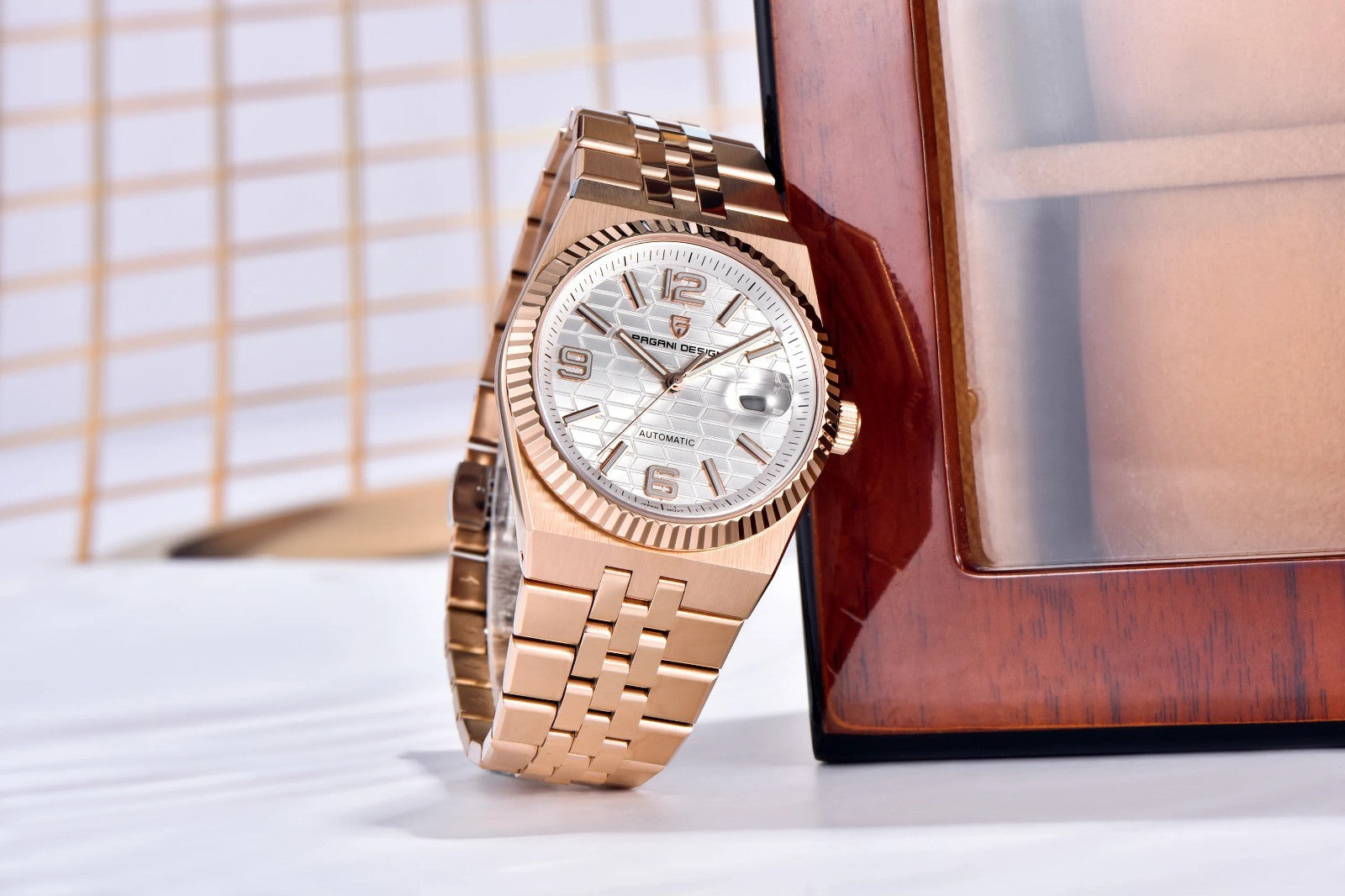 Pagani Design PD-YS027 Herren Automatik Armbanduhr Edelstahl Saphirglas 40mm