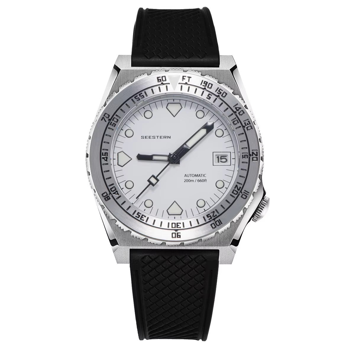 Seestern Taucher Uhr SUB600T Automatikuhr Saphirglas Edelstahl 200m Wasserdicht