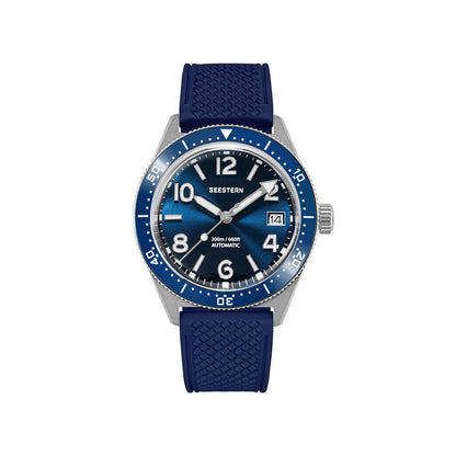 Seestern S434-2 Herren Automatikuhr Armbanduhr Edelstahl Saphirglas 39mm