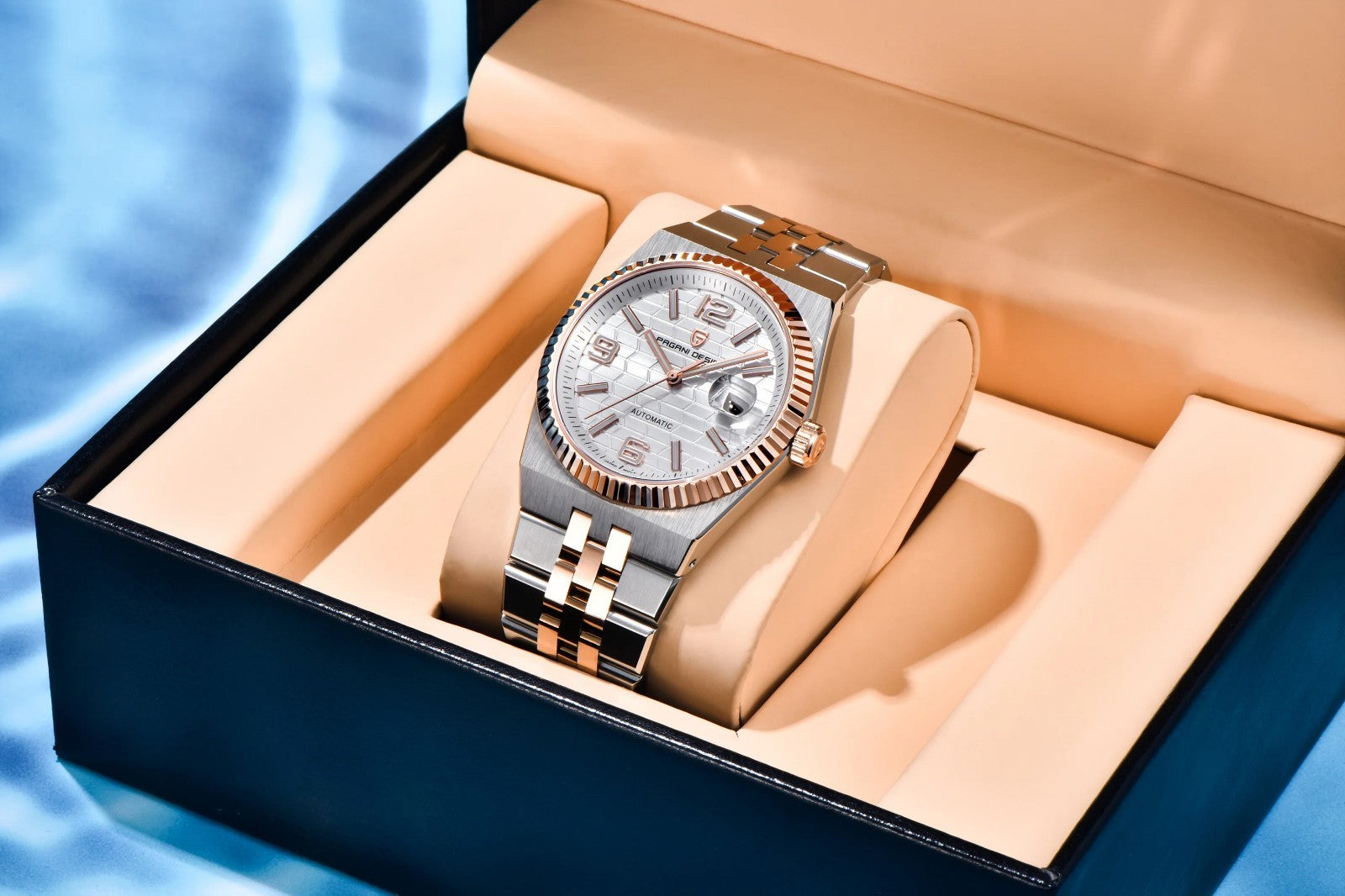 Pagani Design PD-YS027 Herren Automatik Armbanduhr Edelstahl Saphirglas 40mm