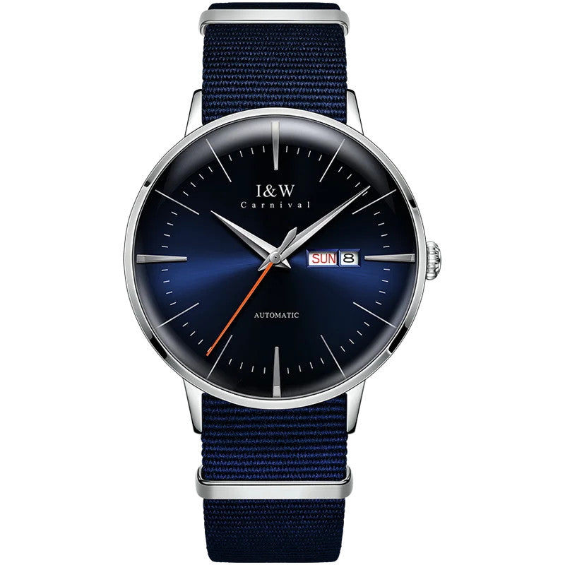 Herren Luxus Automatik Uhr Armbanduhr Saphirglas Edelstahl 42mm 3bar