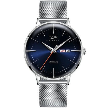 Herren Luxus Automatik Uhr Armbanduhr Saphirglas Edelstahl 42mm 3bar