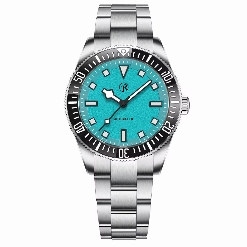 RollTimi Automatikuhr Seiko NH35 Edelstahl Saphirglas Datum 42mm