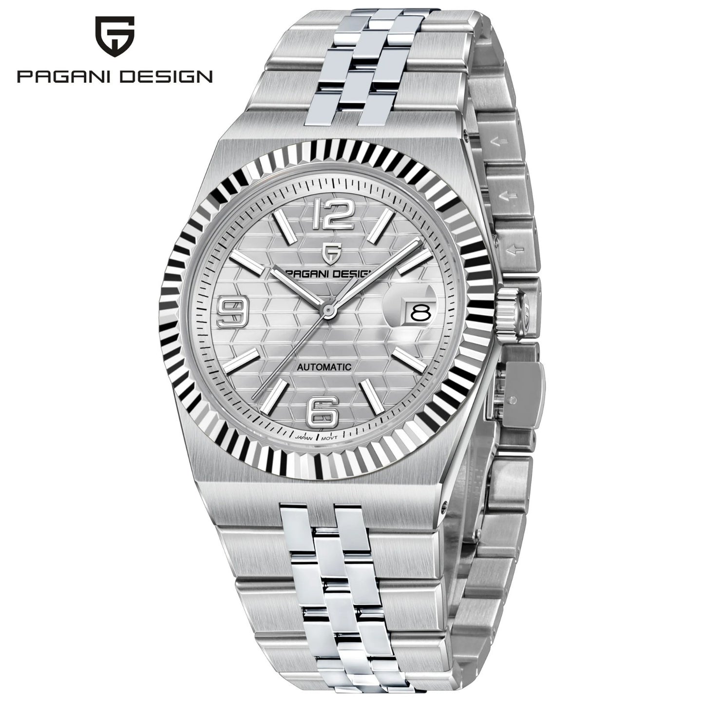 Pagani Design PD-YS027 Herren Automatik Armbanduhr Edelstahl Saphirglas 40mm