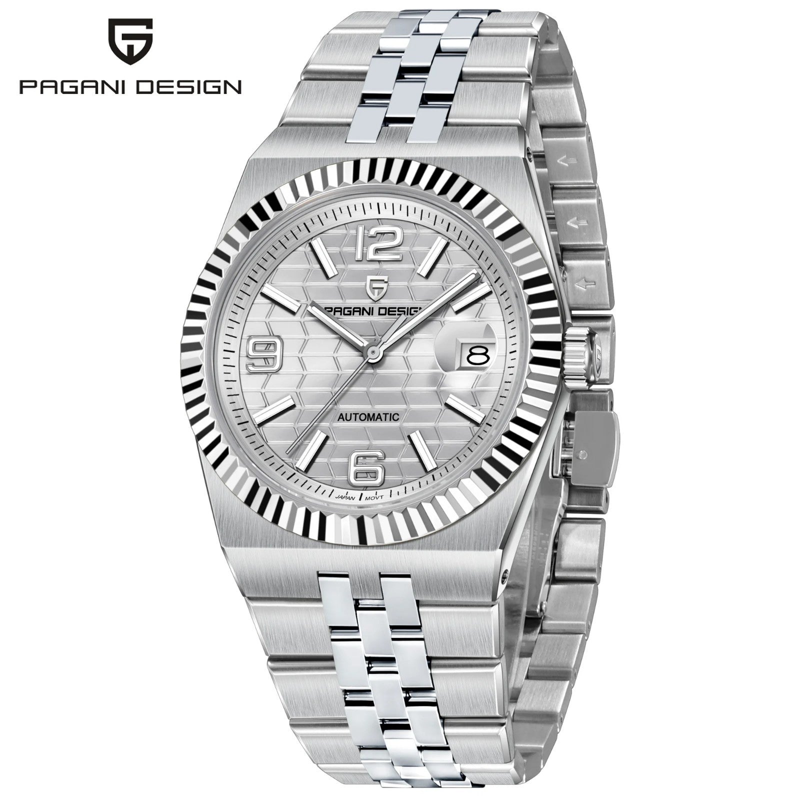 Pagani Design PD-YS027 Herren Automatik Armbanduhr Edelstahl Saphirglas 40mm