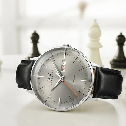 Herren Luxus Automatik Uhr Armbanduhr Saphirglas Edelstahl 42mm 3bar