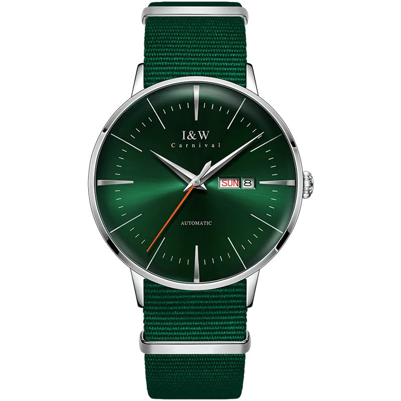 Herren Luxus Automatik Uhr Armbanduhr Saphirglas Edelstahl 42mm 3bar