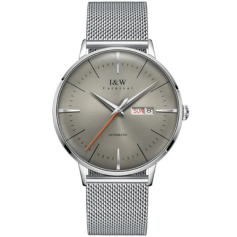 Herren Luxus Automatik Uhr Armbanduhr Saphirglas Edelstahl 42mm 3bar