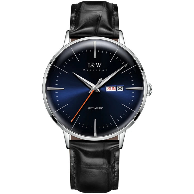 Herren Luxus Automatik Uhr Armbanduhr Saphirglas Edelstahl 42mm 3bar