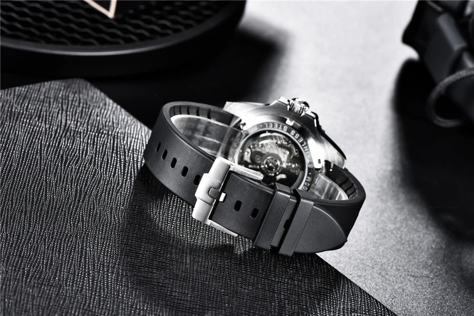 Pagani Design PD-1651 Luxus Automatikuhr Herren 40mm Edelstahl Saphirglas