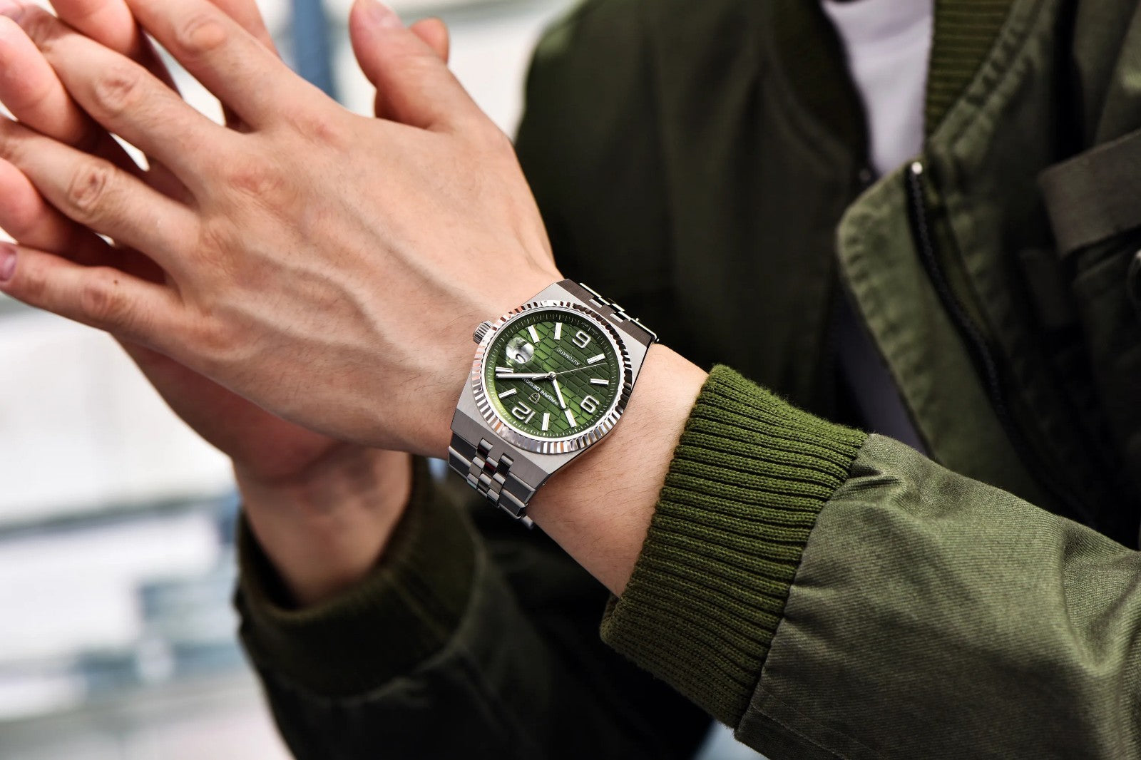 Pagani Design PD-YS027 Herren Automatik Armbanduhr Edelstahl Saphirglas 40mm